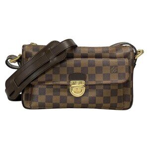 LOUIS VUITTON Ravello GM Ebene Damier Shoulder Bag 787-090125